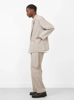 Cupro Mixed Easy Jacket Greige<Still By Hand Outlet