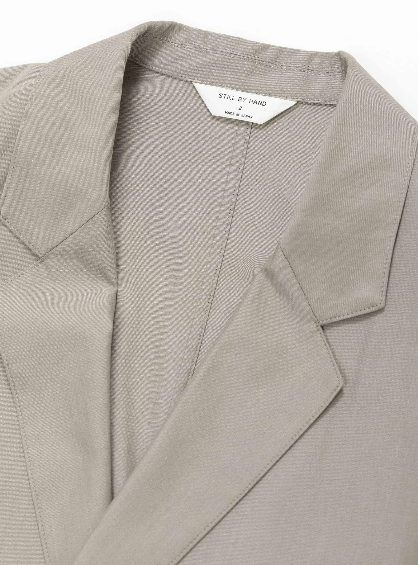 Cupro Mixed Easy Jacket Greige<Still By Hand Outlet