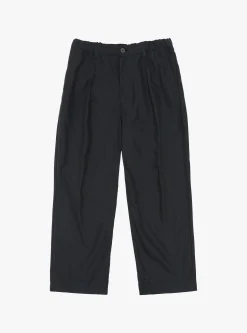 Cupro Mixed Straight Pants Dark Navy<Still By Hand Clearance