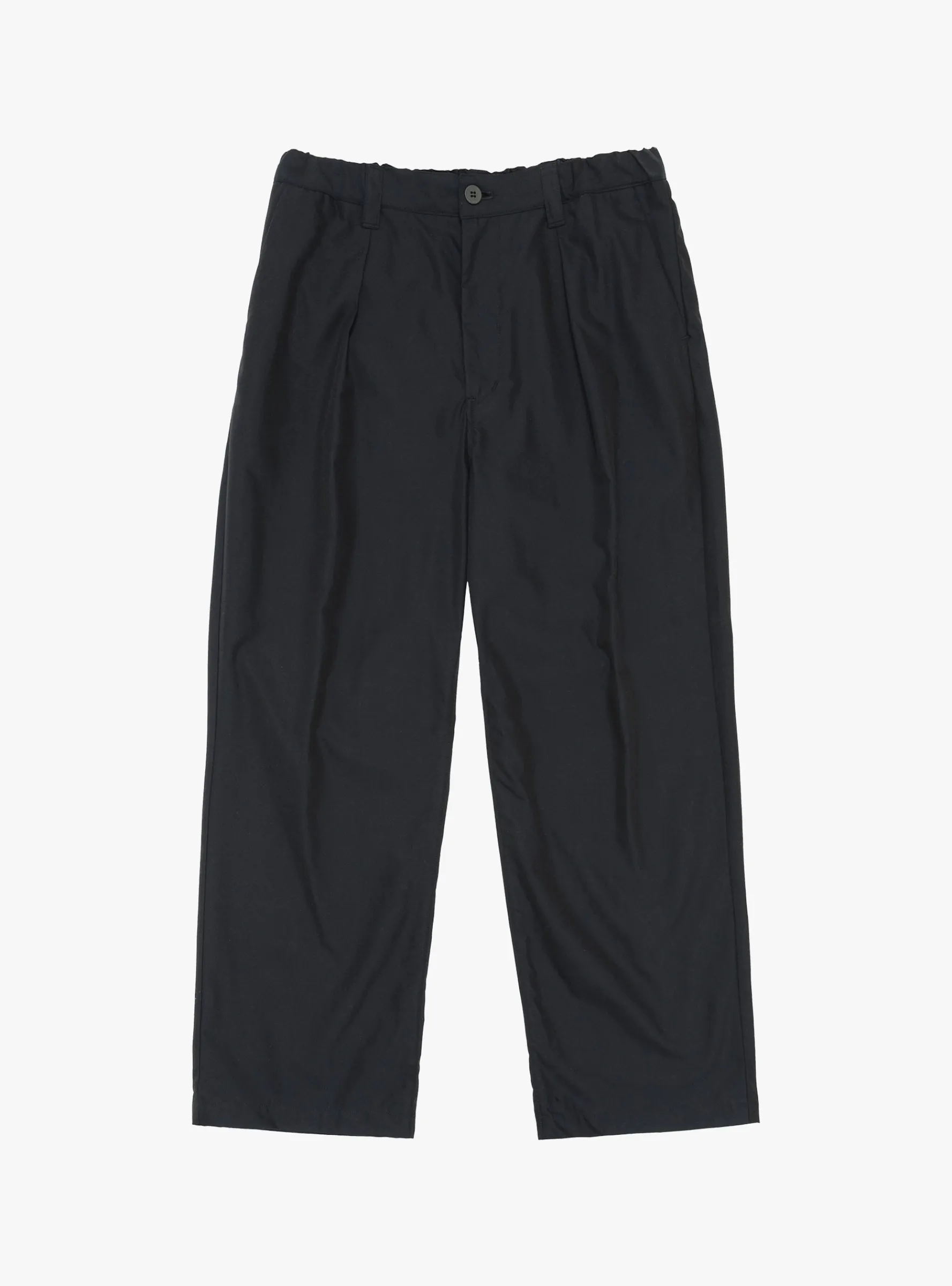 Cupro Mixed Straight Pants Dark Navy<Still By Hand Clearance