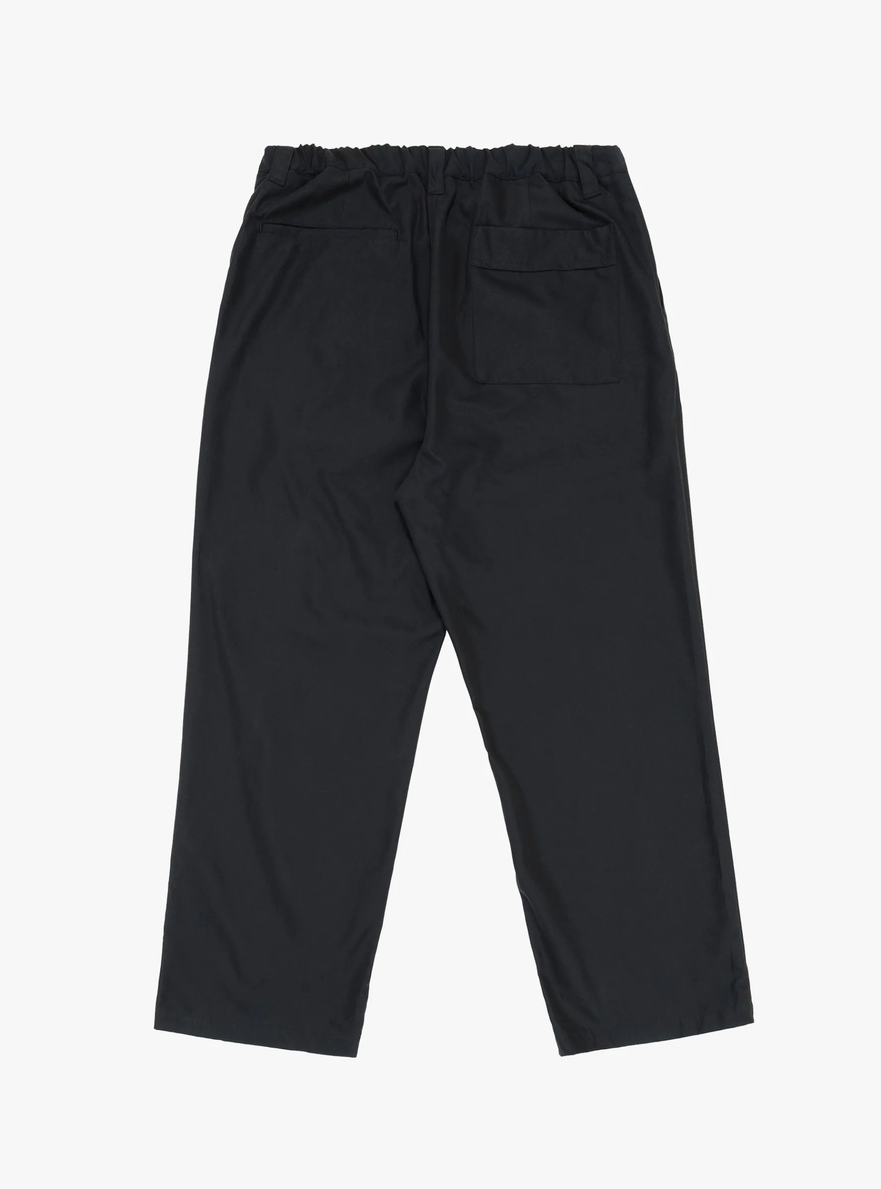 Cupro Mixed Straight Pants Dark Navy<Still By Hand Clearance