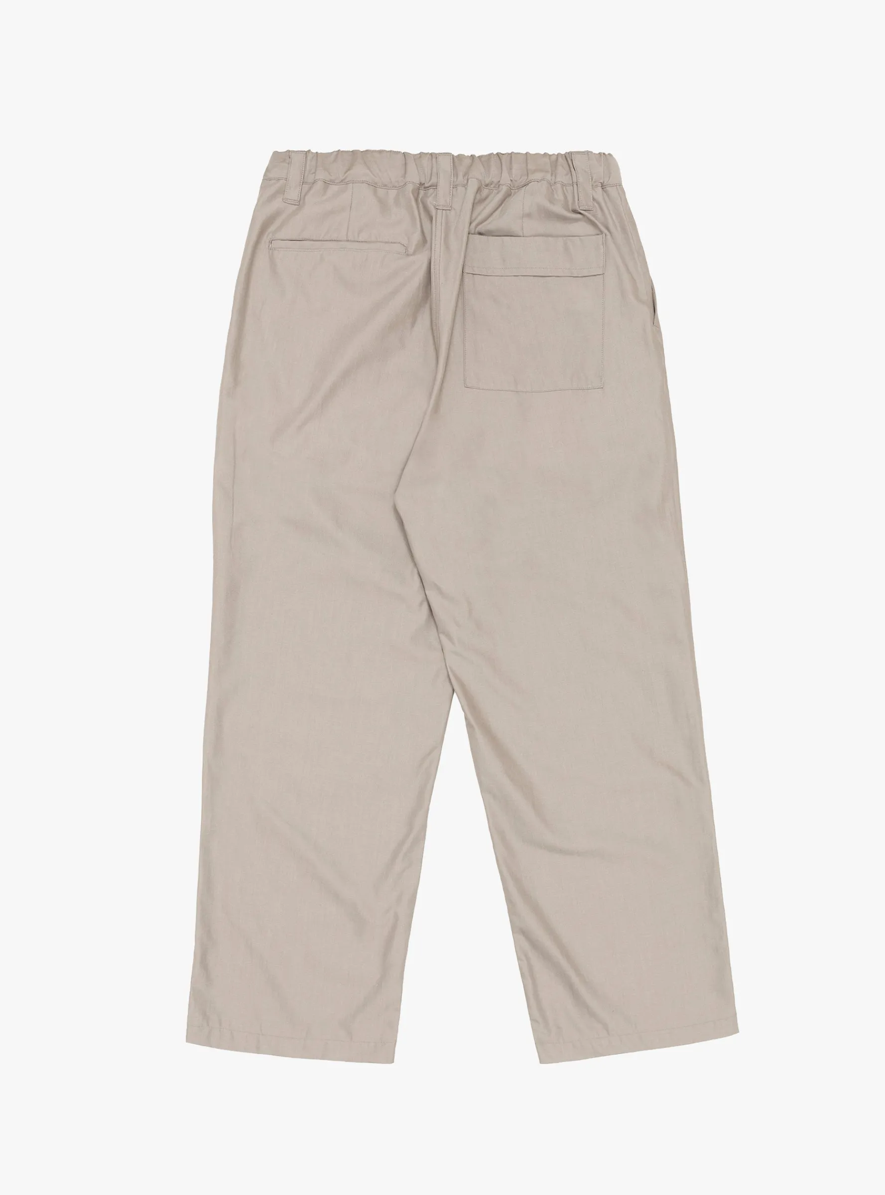 Cupro Mixed Straight Pants Greige<Still By Hand Clearance