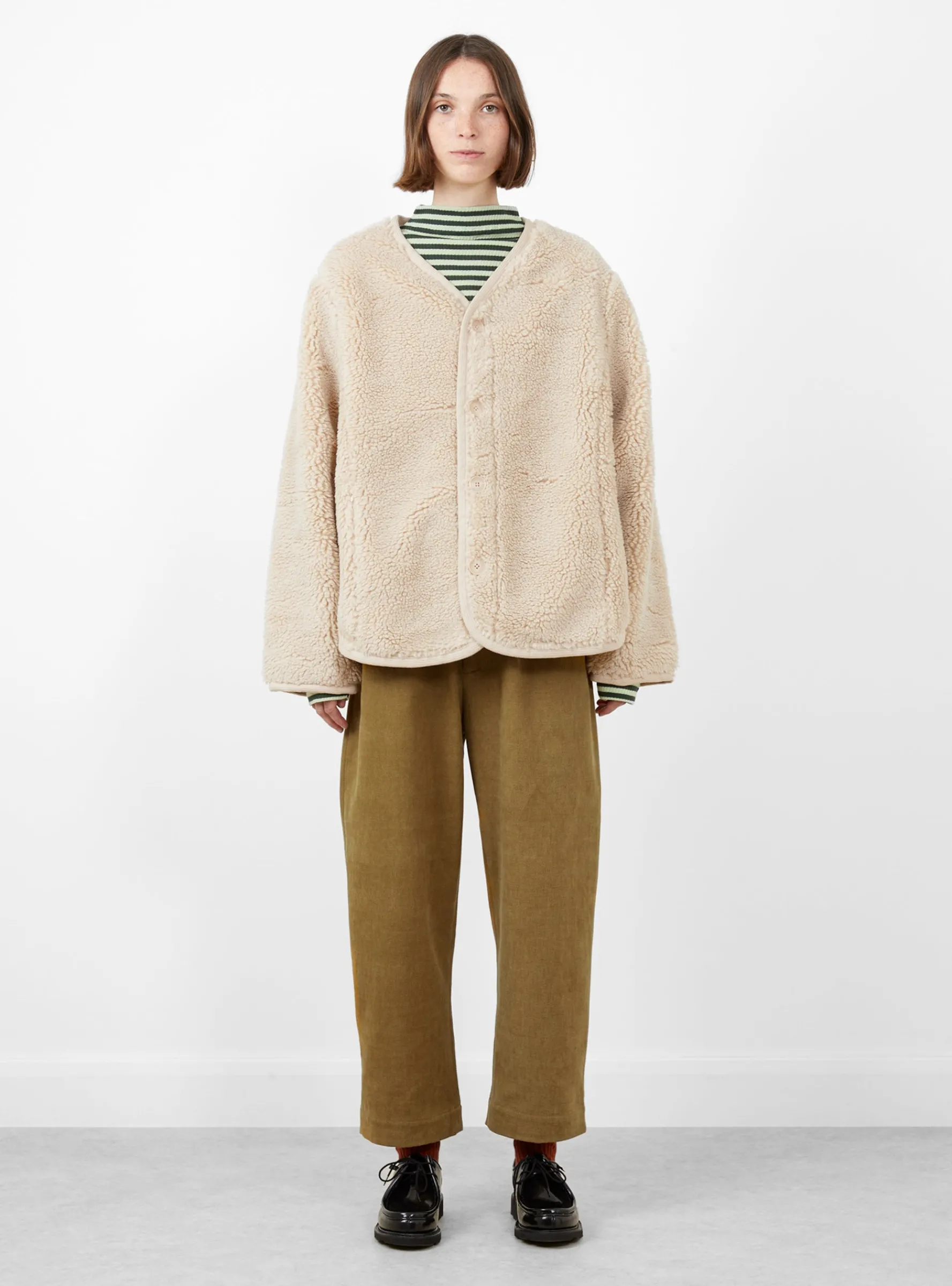 Curly Jacket Beige<7115 by Szeki Sale