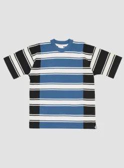 Cut Stripe Tee<Drop Out Sports Clearance