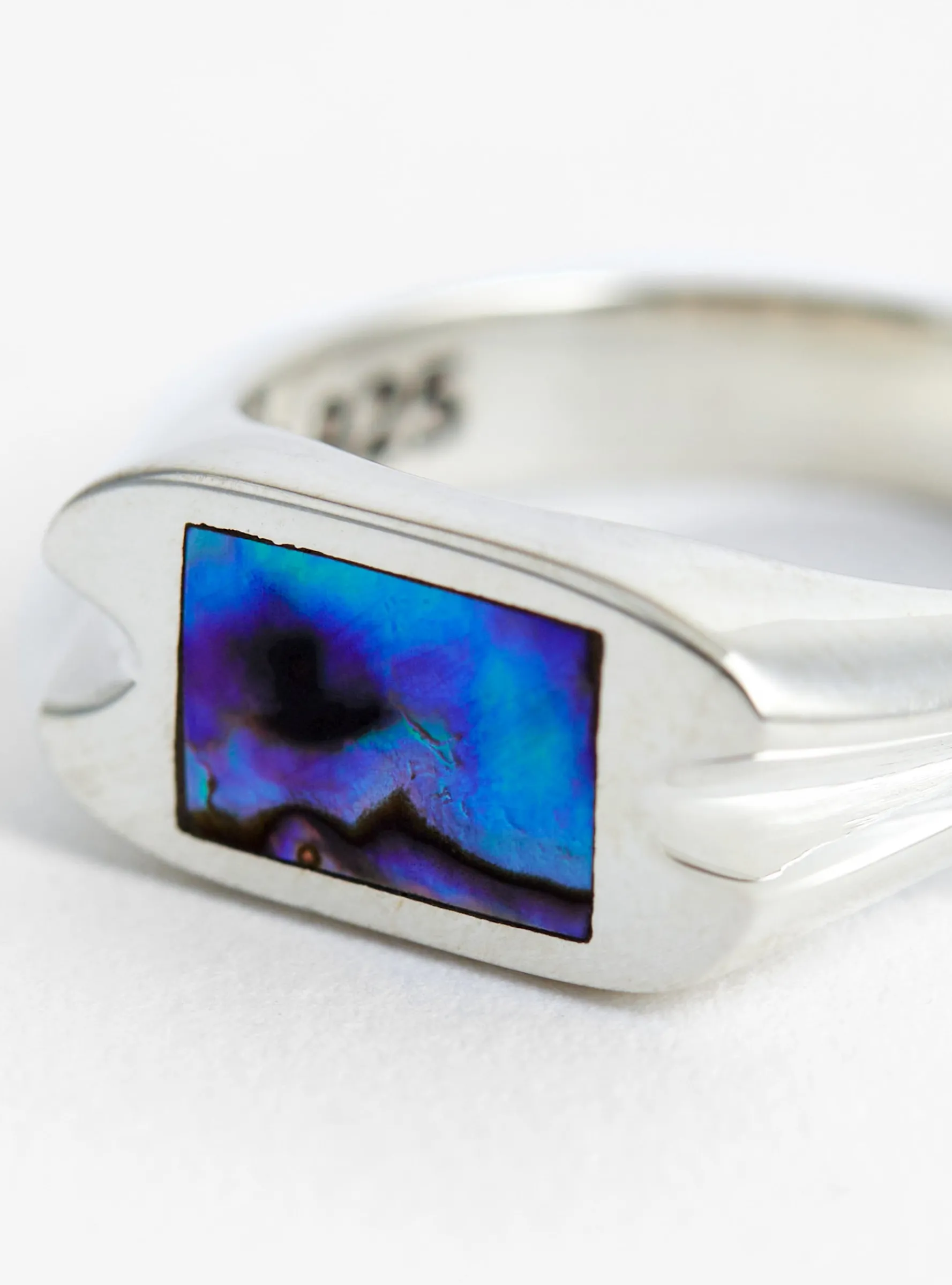 Danny Signet Ring Silver<Maple Sale