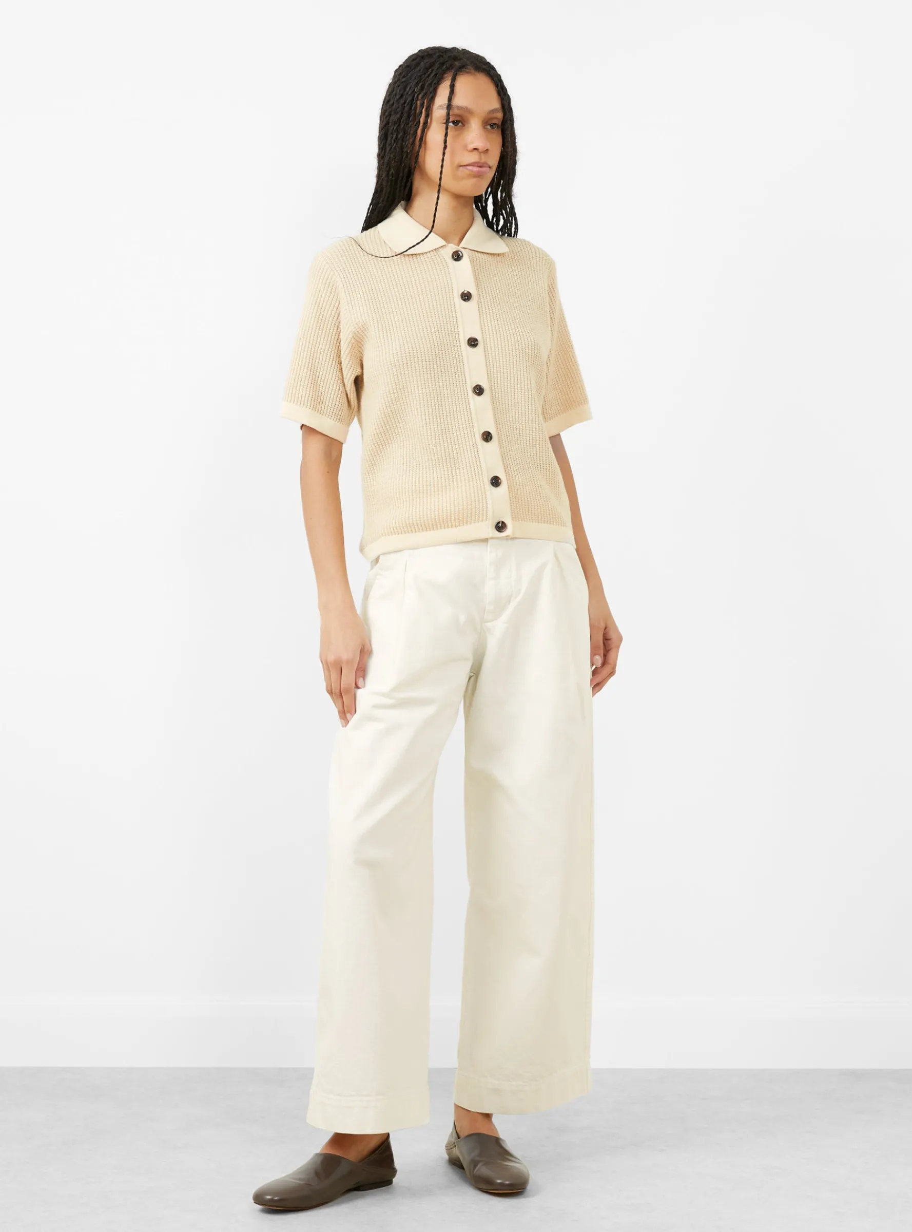David Knit Top Ecru<SOEUR Sale