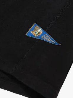 Dense Jersey Butterfly Concho Pocket Tee Black<Kapital New