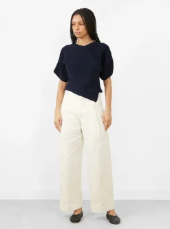 Devy Trouser Blanc Casse<Soeur Sale