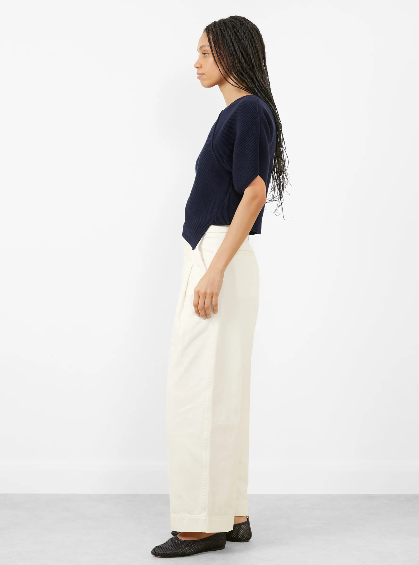 Devy Trouser Blanc Casse<Soeur Sale