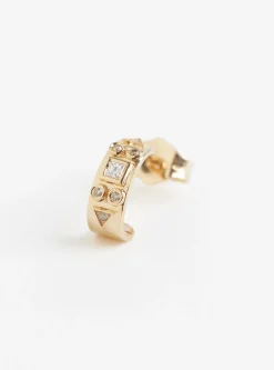 Diamond Totem Single Hoop<Celine Daoust Outlet