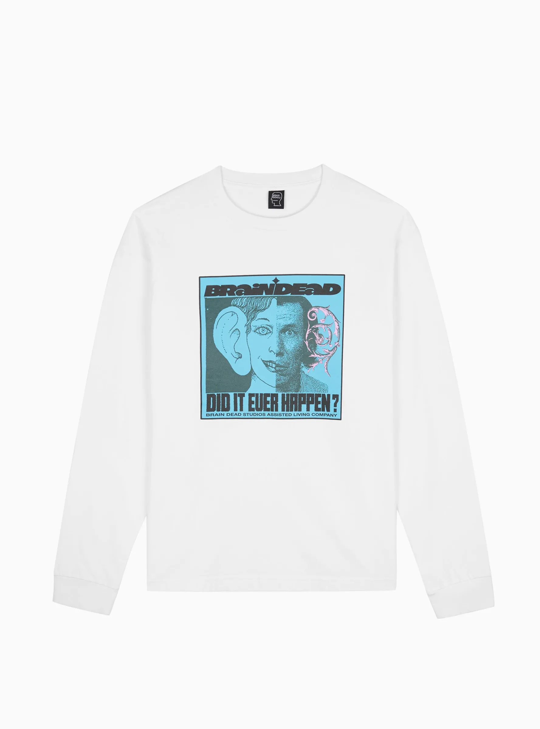 Did It Ever Happen T-shirt White<Brain Dead Sale