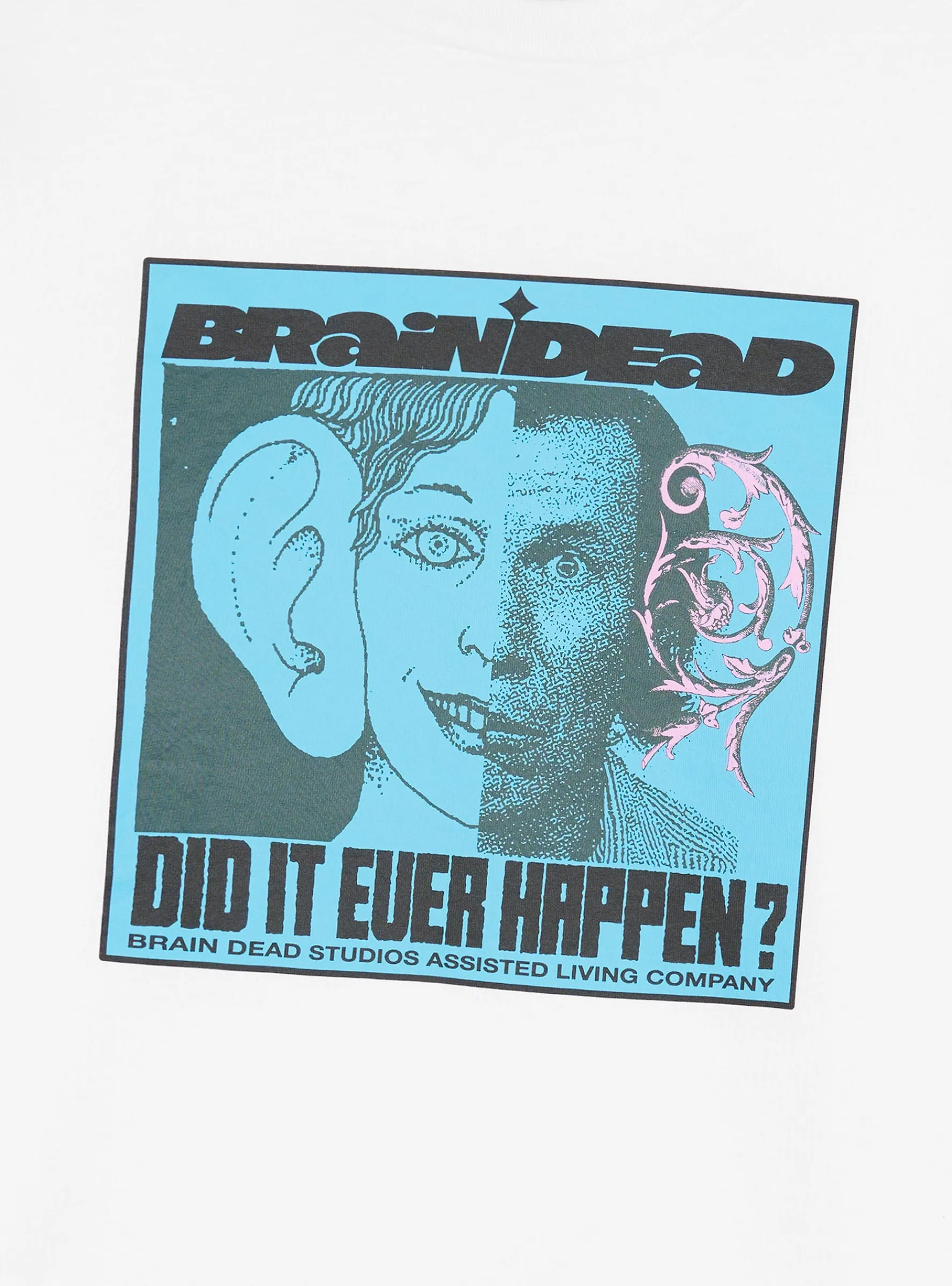 Did It Ever Happen T-shirt White<Brain Dead Sale