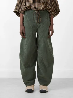 Digi Corduroy Pant Duffle Bag Green<Henrik Vibskov Outlet