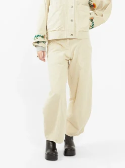 Digi Corduroy Trousers Ecru<Henrik Vibskov Discount