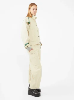 Digi Corduroy Trousers Ecru<Henrik Vibskov Discount