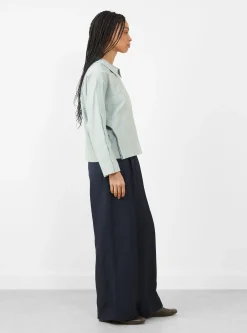 Disassemble Blouse, Moss Green<Henrik Vibskov Clearance