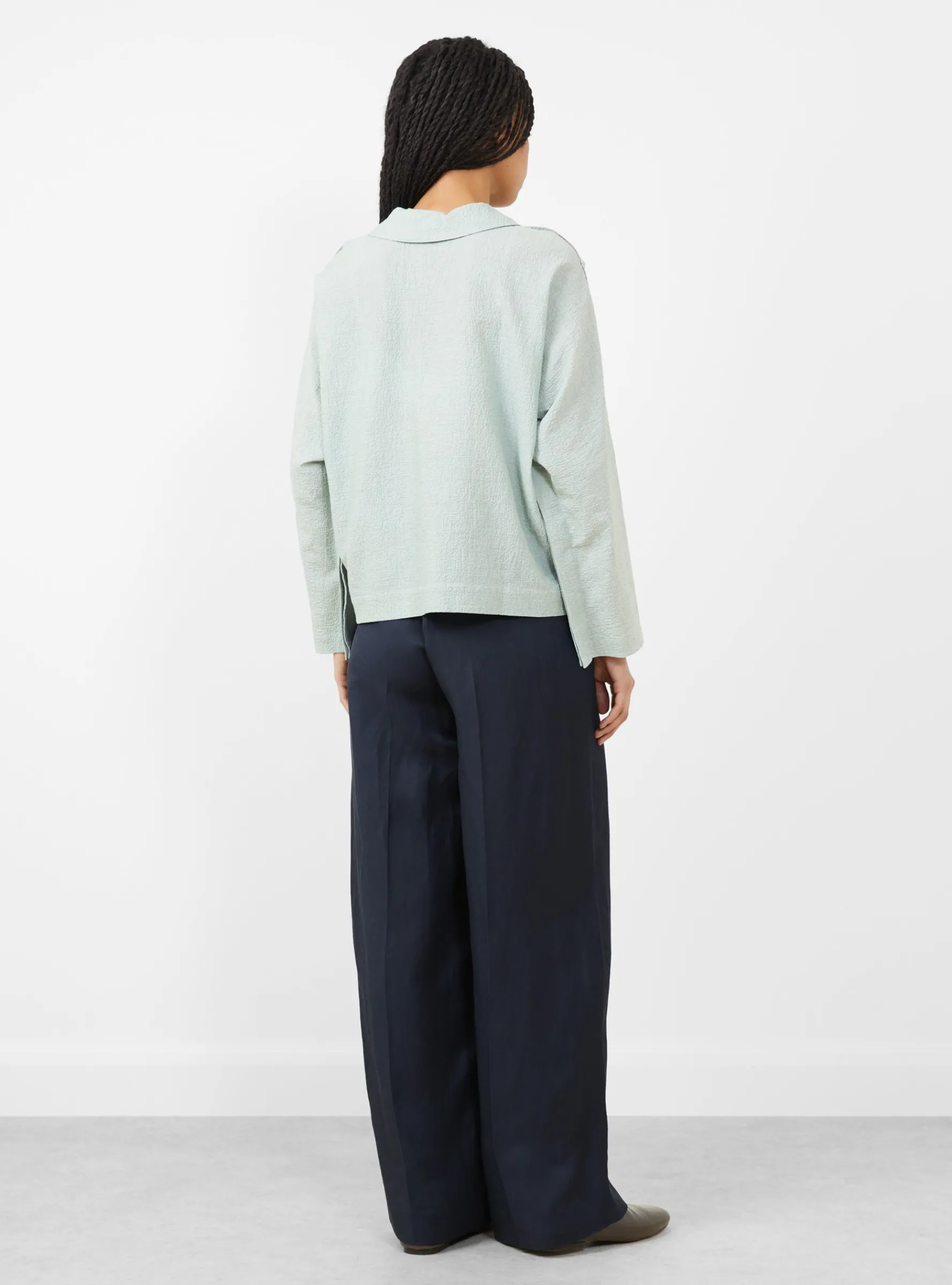 Disassemble Blouse, Moss Green<Henrik Vibskov Clearance