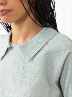 Disassemble Blouse, Moss Green<Henrik Vibskov Clearance
