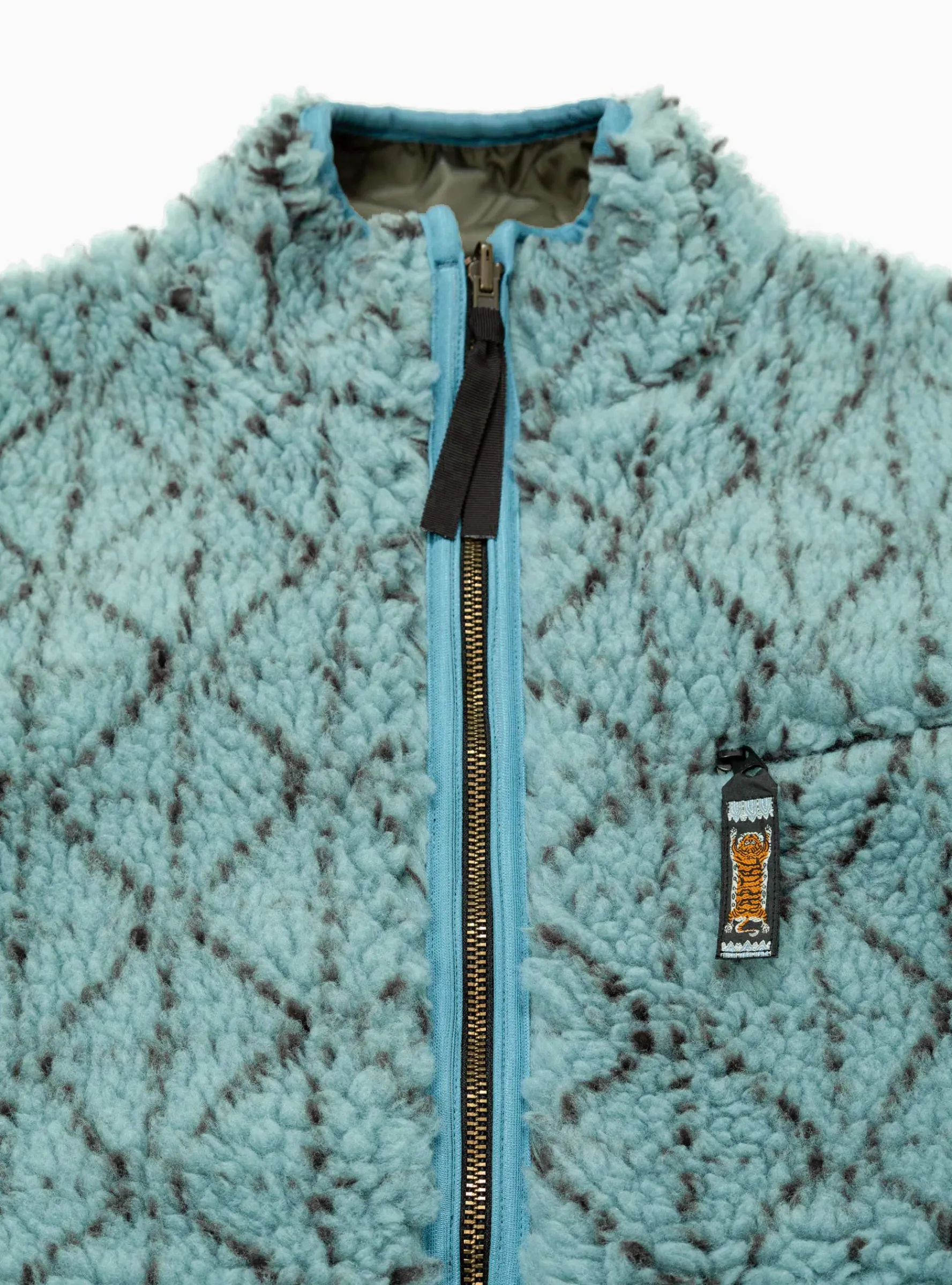 DO-GI Sashiko Boa Fleece Blue<Kapital Fashion