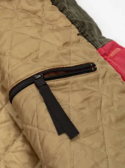 Dotera Canvas Vest Pink & Red<Kapital Outlet