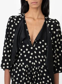 Dot Print Dress Black<TOGA PULLA Best