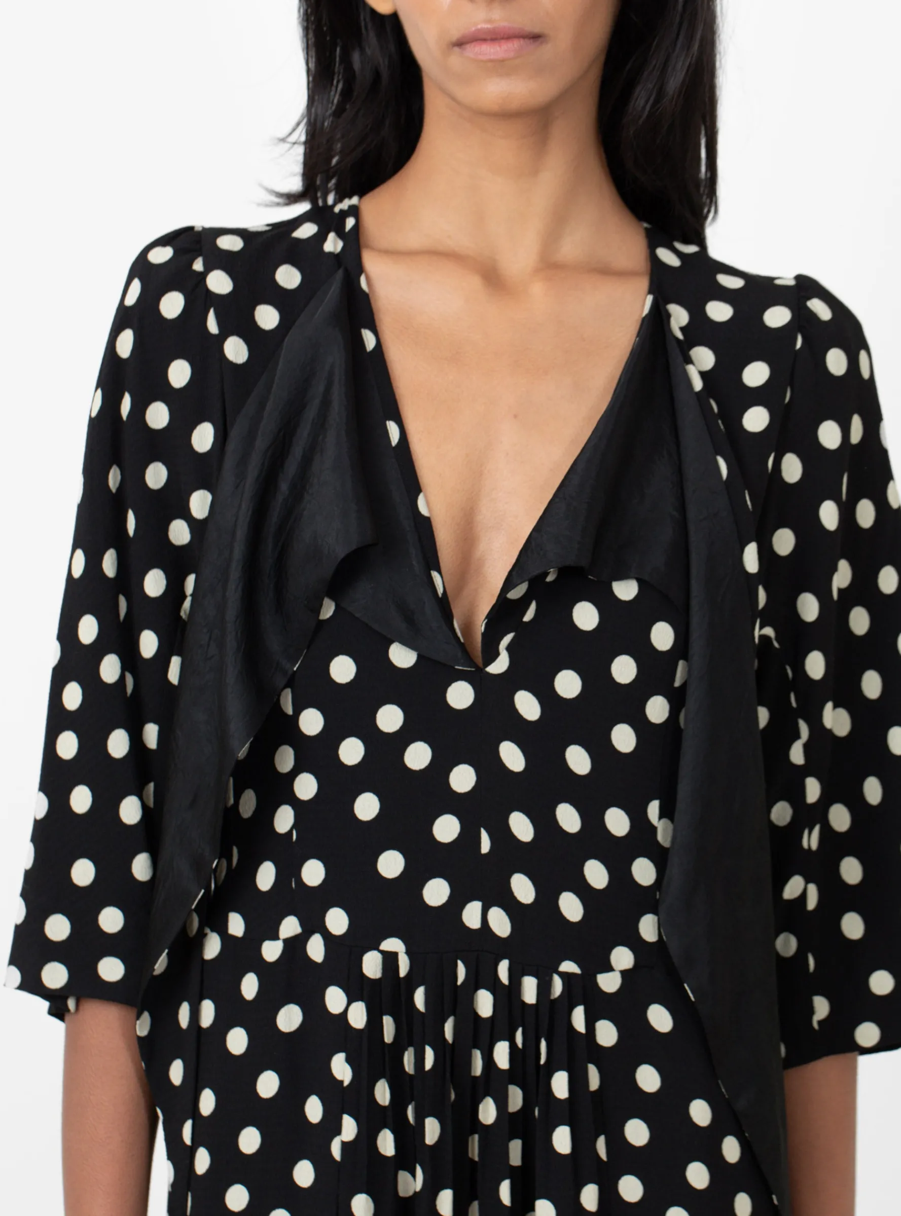 Dot Print Dress Black<TOGA PULLA Best