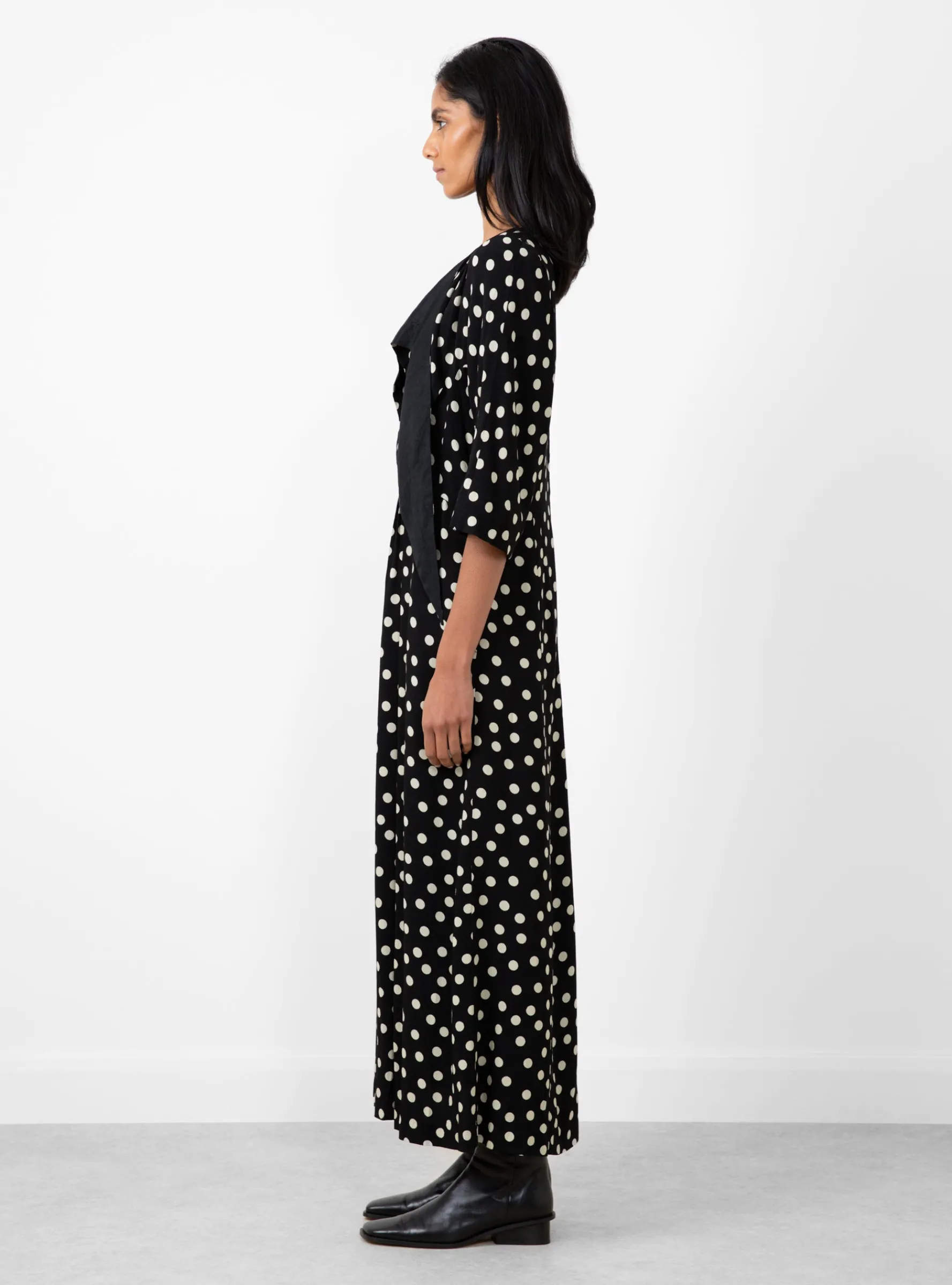 Dot Print Dress Black<TOGA PULLA Best