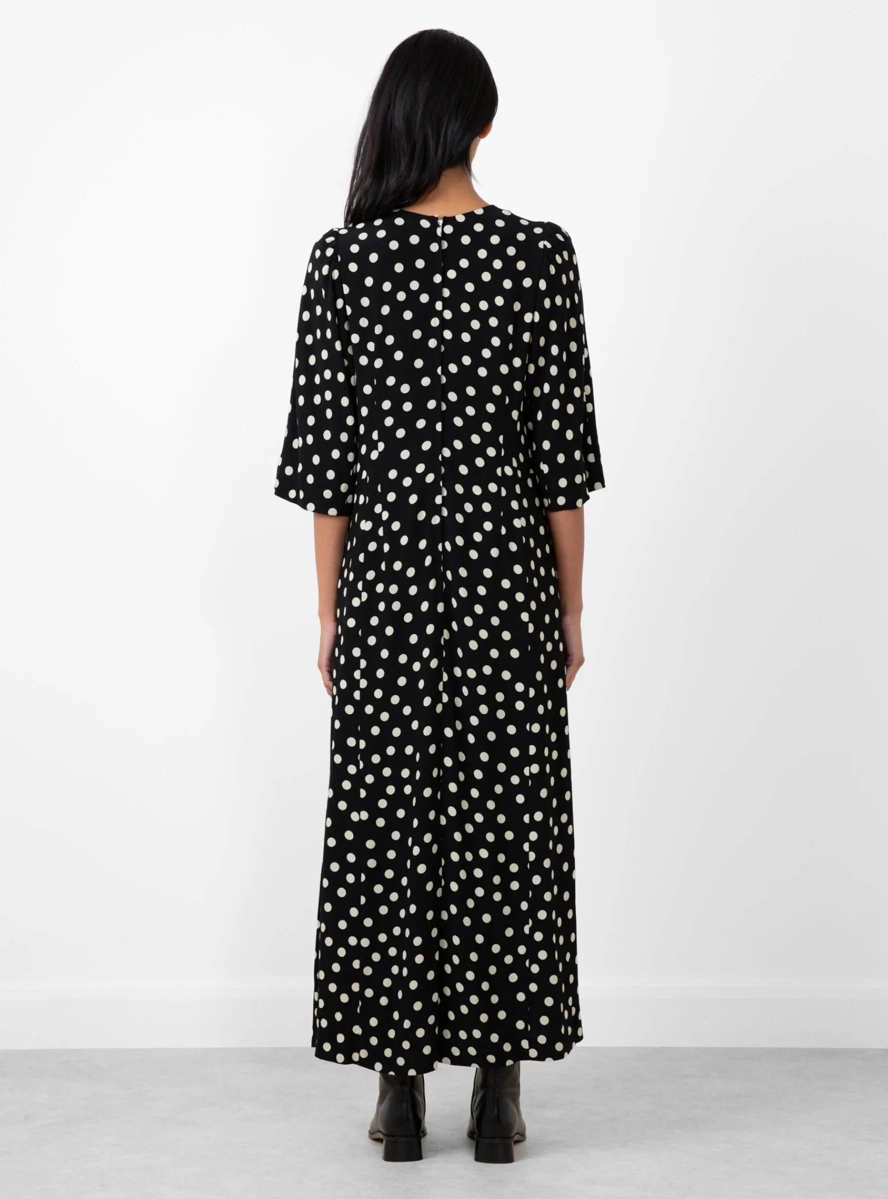 Dot Print Dress Black<TOGA PULLA Best
