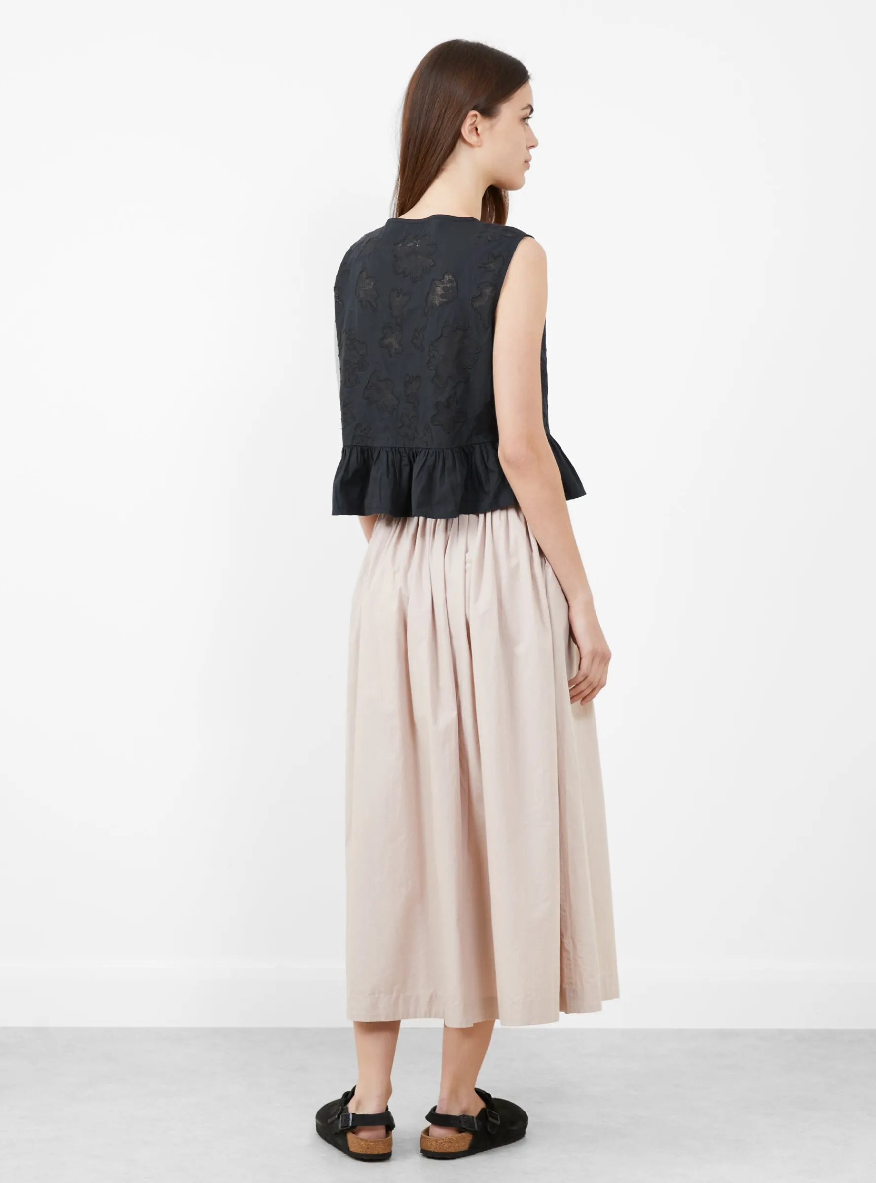 Dotty Embroidered Blouse Black<Bellerose New