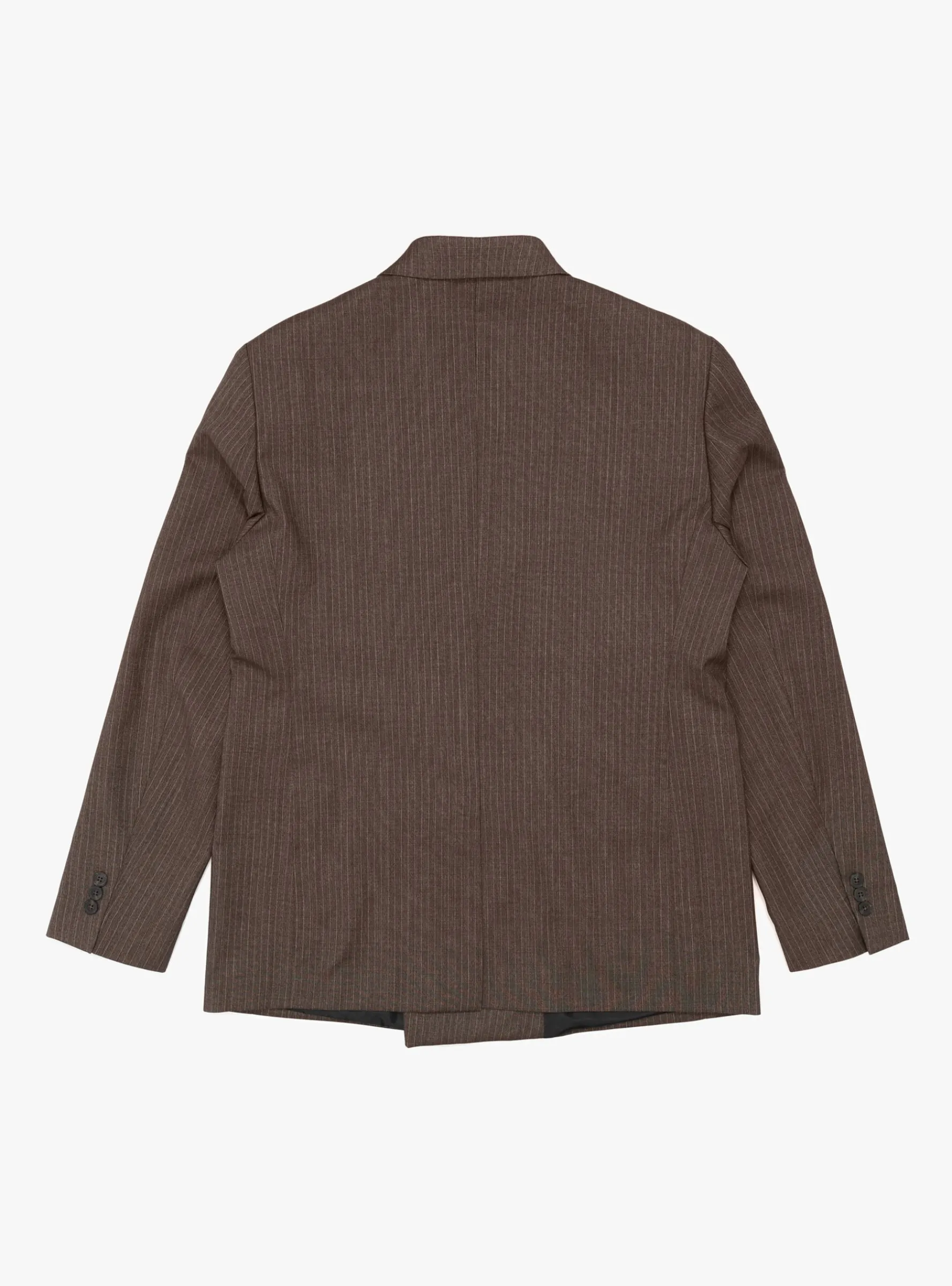 Double Breasted Blazer Nutmeg Vintage Stripe<mfpen Fashion