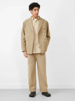 Double Breasted Club Jacket Beige<nanamica Best