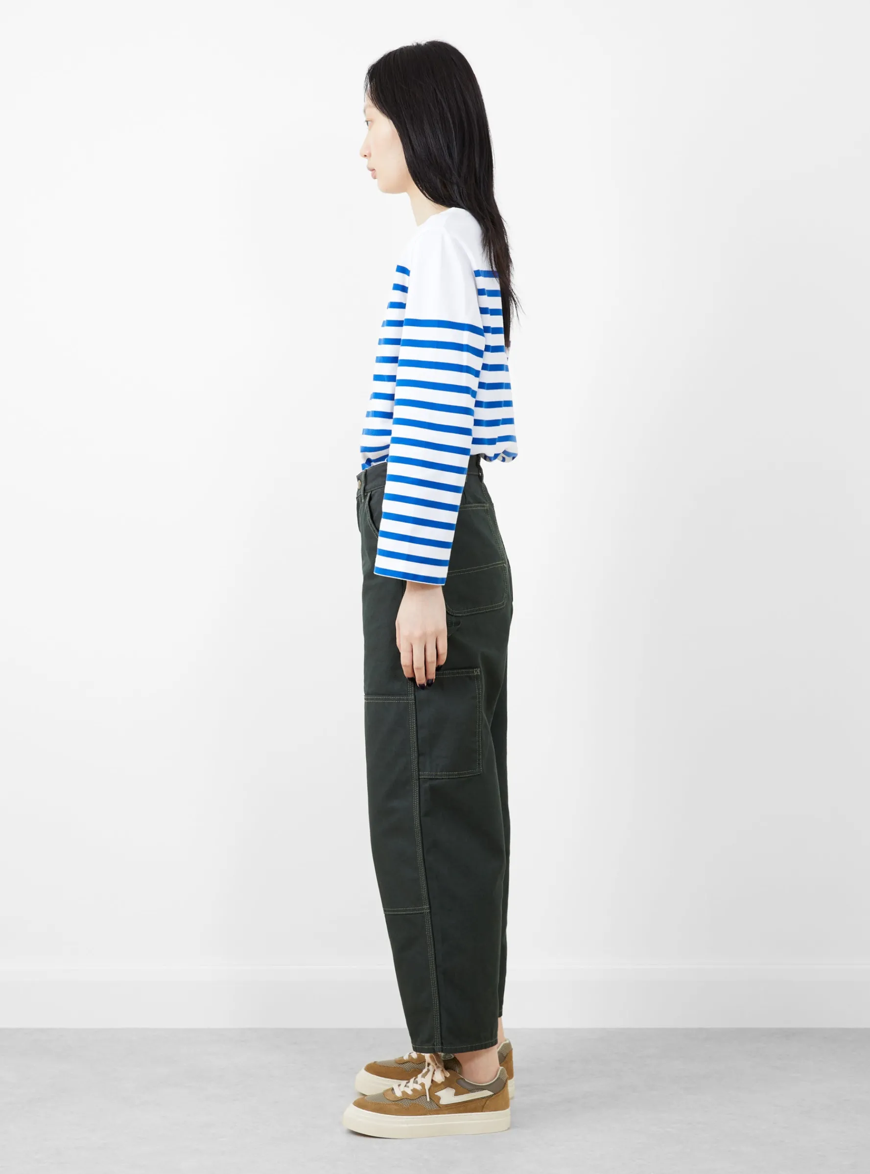 Double Knee Painter Pant Charcoal Grey<BEAMS BOY Hot