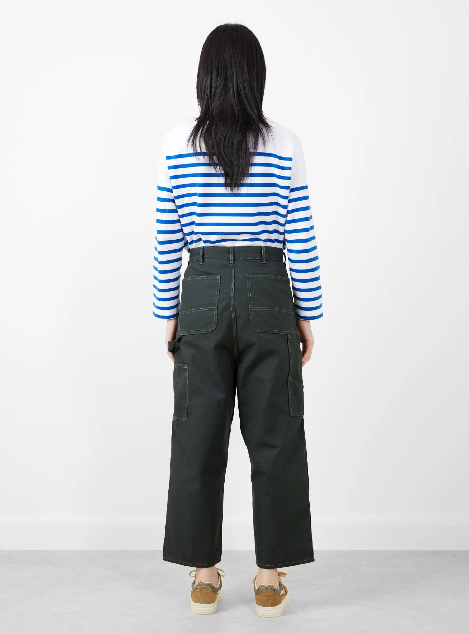 Double Knee Painter Pant Charcoal Grey<BEAMS BOY Hot