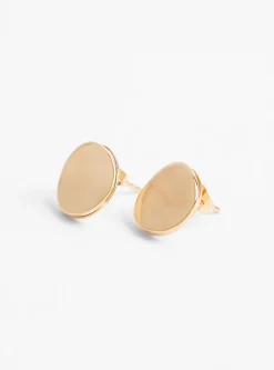 Double Layer Round Earrings Gold Plated<Helena Rohner Hot