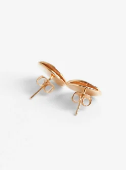 Double Layer Round Earrings Gold Plated<Helena Rohner Hot
