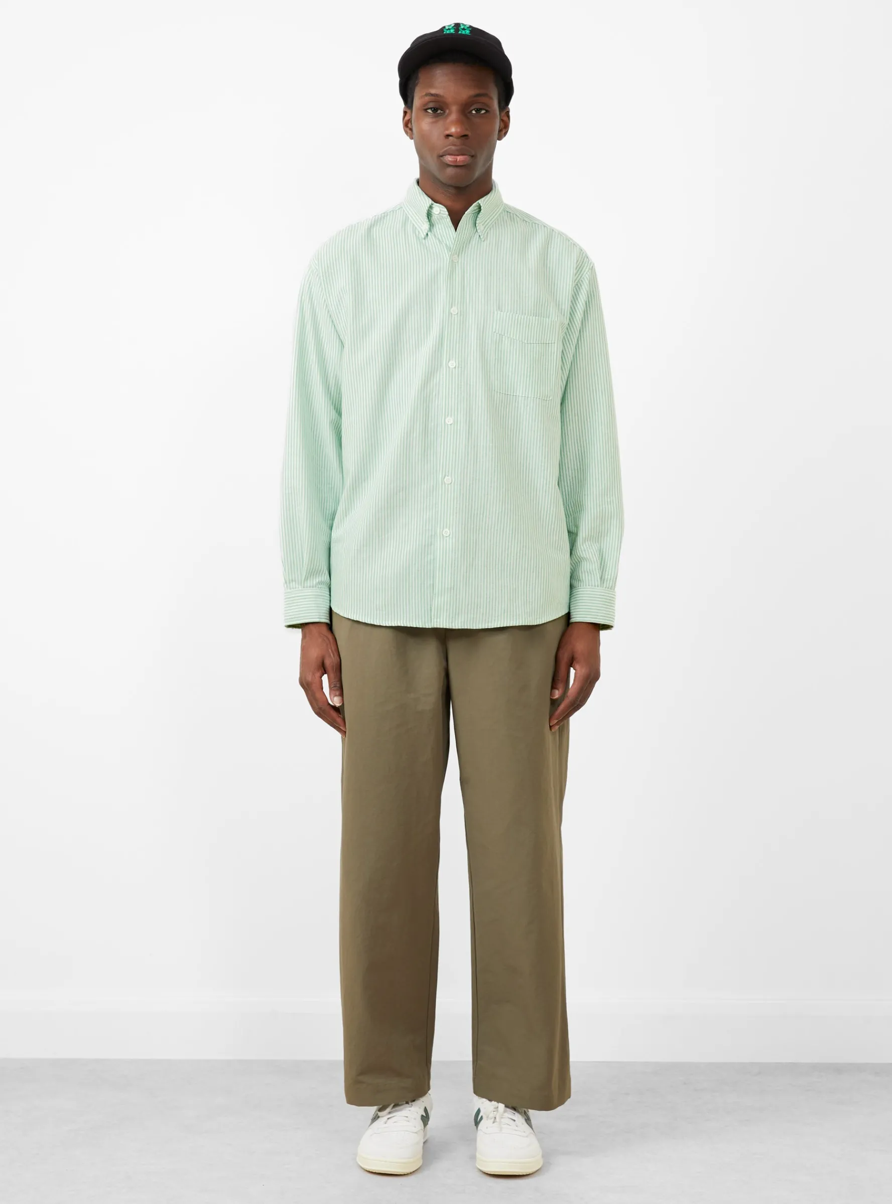 Double Pleated Pant Dusty Khaki<Brother Brother Sale