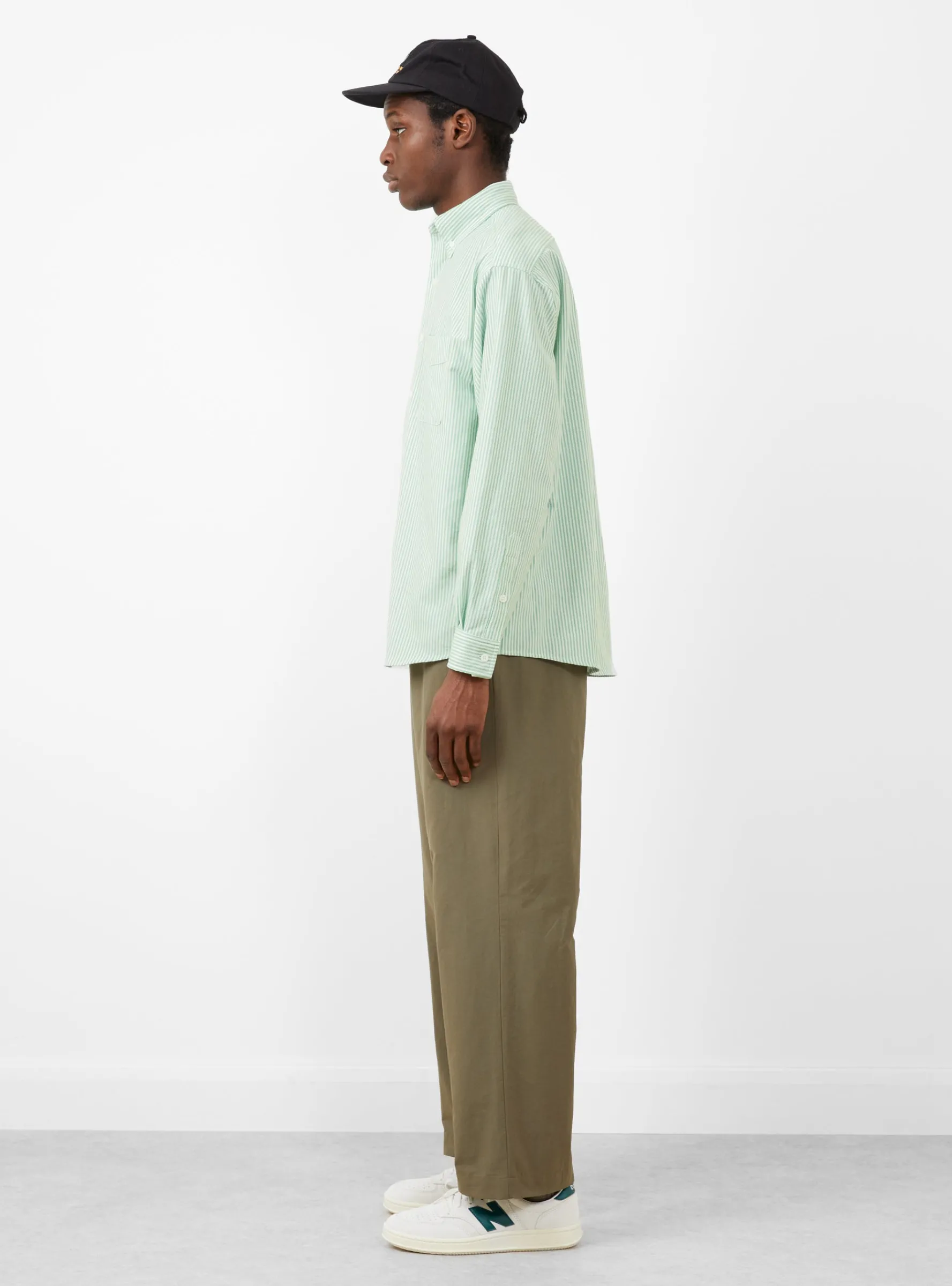 Double Pleated Pant Dusty Khaki<Brother Brother Sale