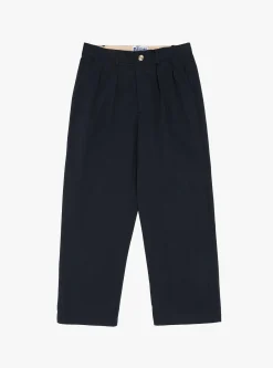 Double Pleated Pant Navy<Brother Brother Outlet