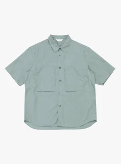 Double Pocket Shirt Blue Grey<Still By Hand New