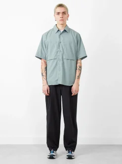 Double Pocket Shirt Blue Grey<Still By Hand New