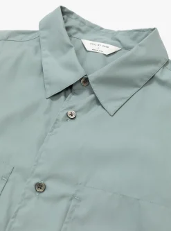 Double Pocket Shirt Blue Grey<Still By Hand New