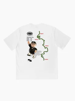 Drift Map T-Shirt White<Pawa Speed Sports New