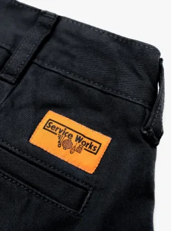 Drill Part Timer Pants Black<Service Works New