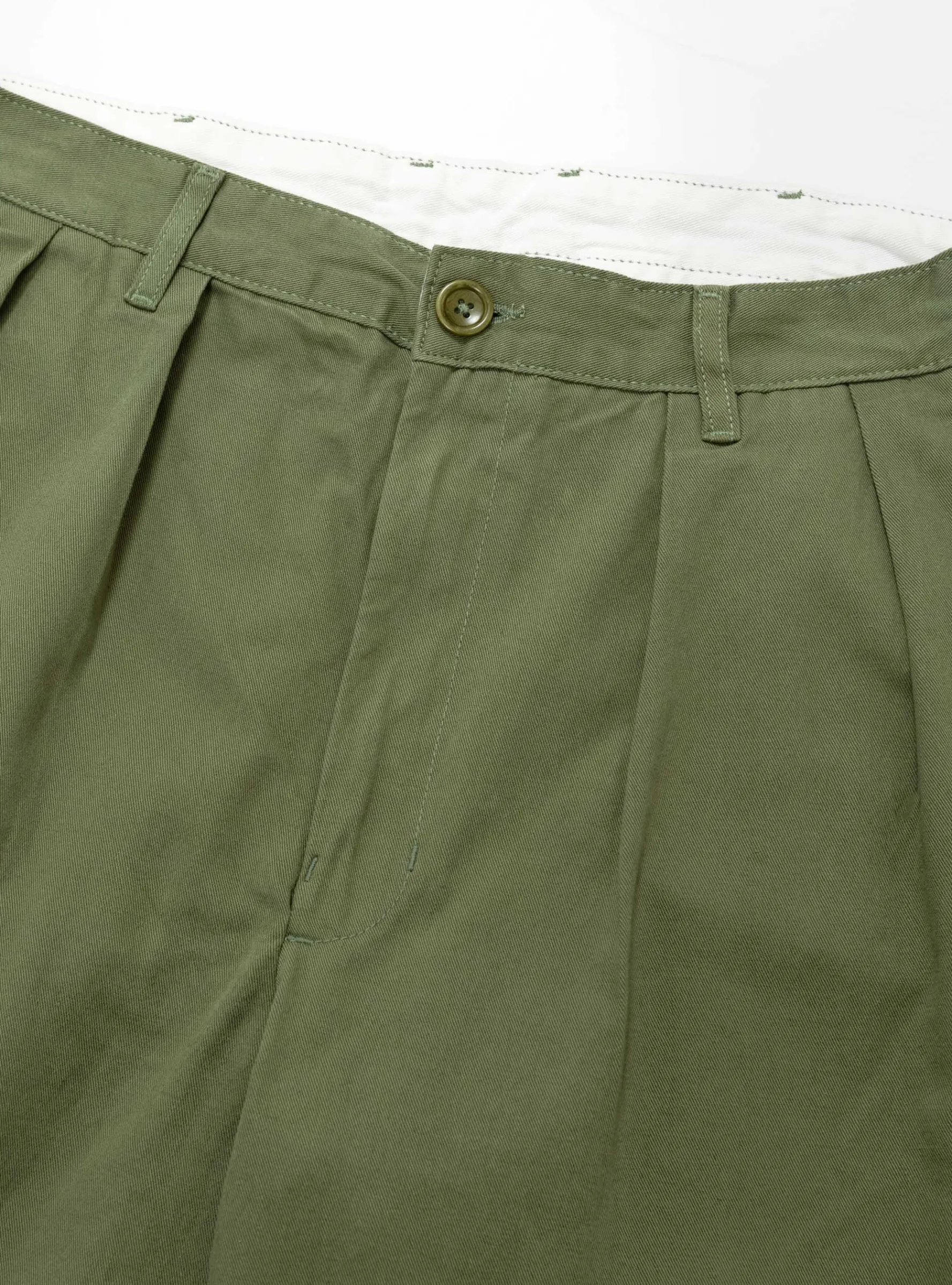Drill Part Timer Pants Olive<Service Works New
