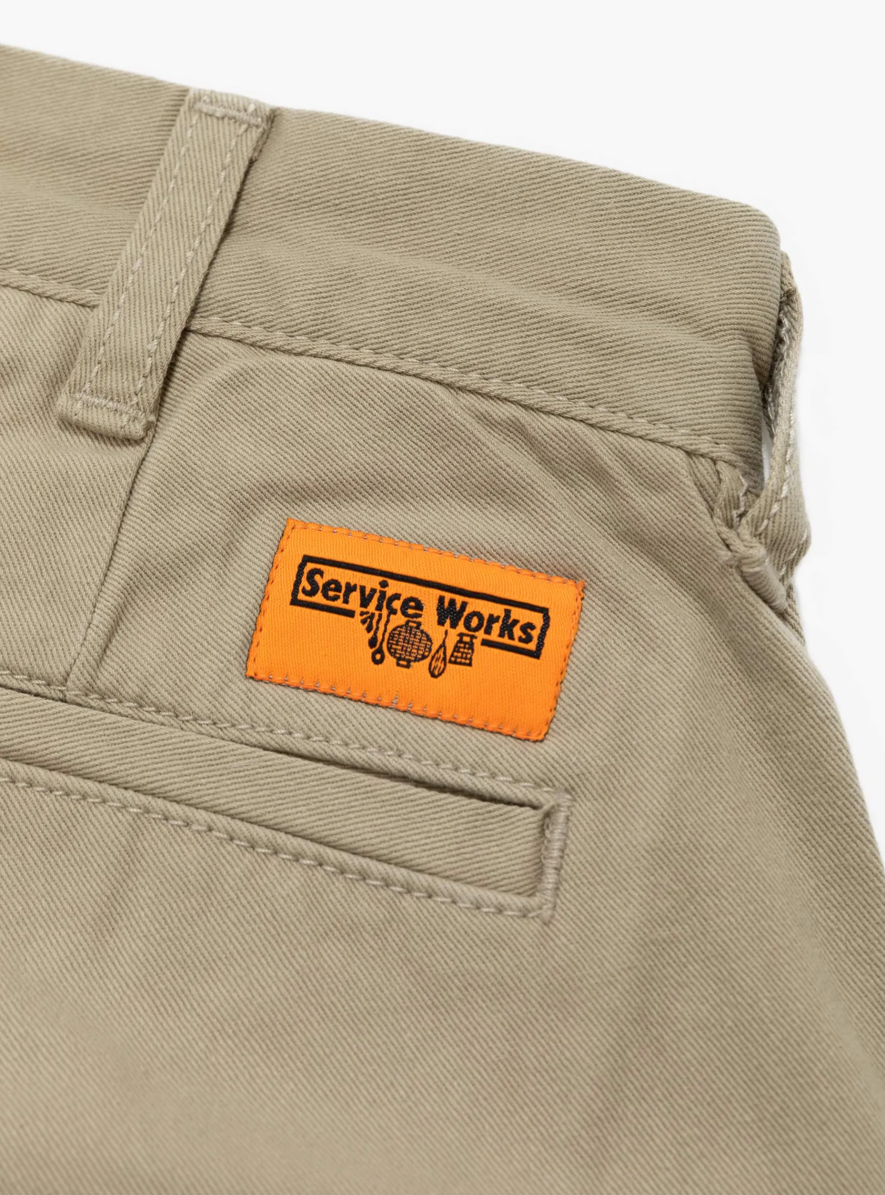 Drill Part Timer Shorts Khaki<Service Works Outlet