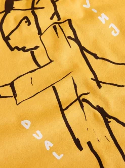Dual Living Tee Yellow<Polar Skate Co. Fashion
