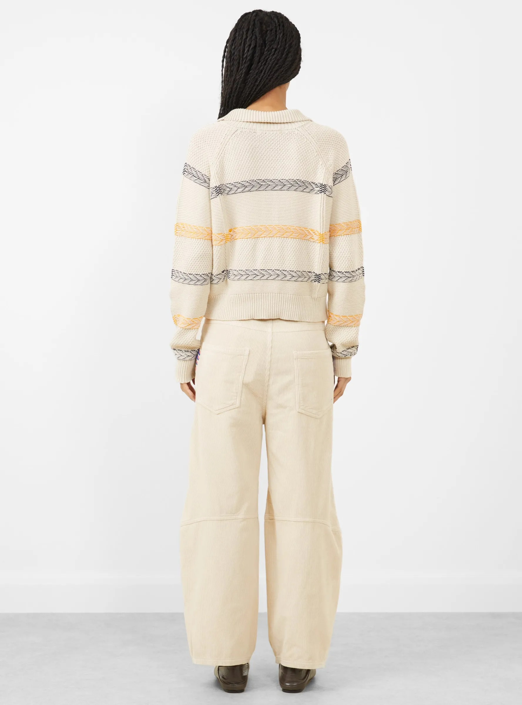 Dusk Corduroy Trousers Ecru<Henrik Vibskov Best
