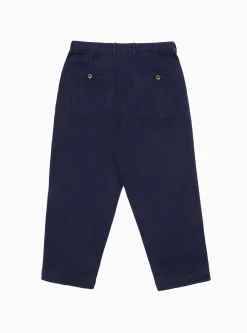 Duster Pleated Pant Navy<Garbstore Fashion