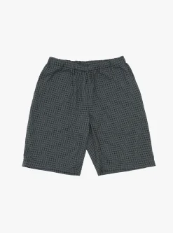 Easy Shorts Washable Wool Green Plaid<Beams Plus New