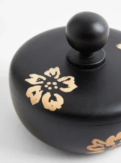 Ebony S Floral Bowl - Round Knob<Small Goods Design Sale